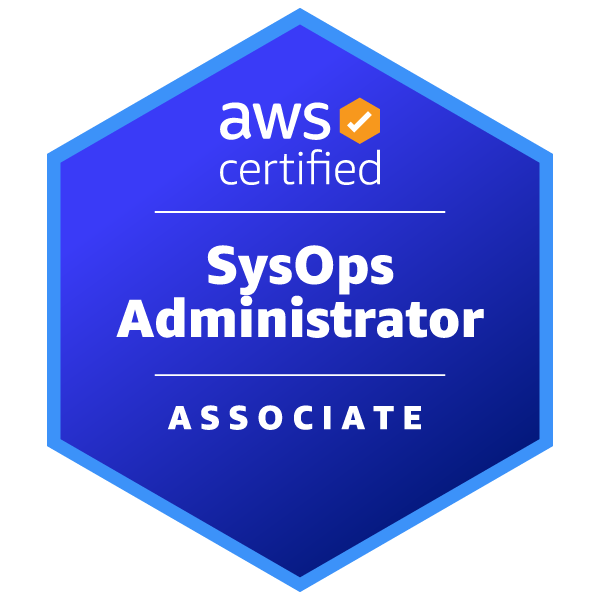 This certification demonstrates your proficiency in monitoring and maintaining AWS workloads, implementing security controls and networking concepts, performing business continuity procedures, and optimizing cost and performance.